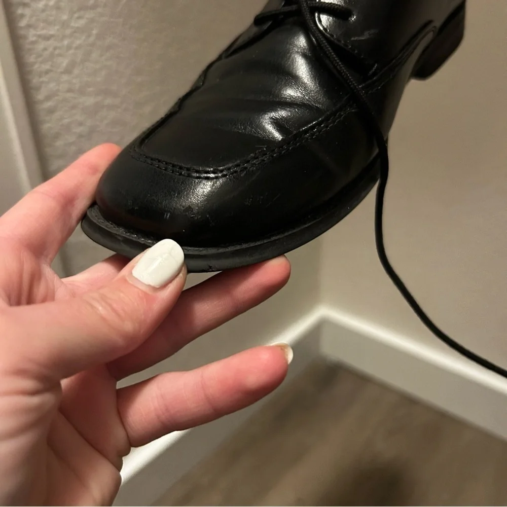 Sonoma Boys Black Oxford Dress Shoes